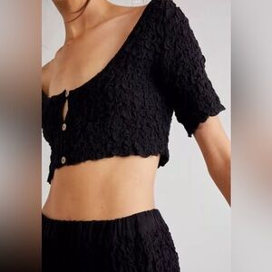 Free People Endless Summer Smocked crop